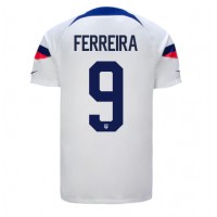 Billiga Förenta staterna Jesus Ferreira #9 Hemma fotbollskläder VM 2022 Kortärmad